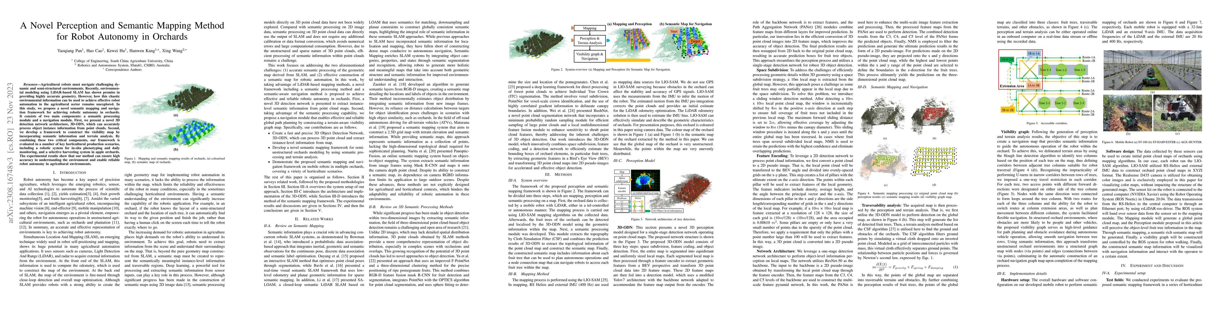 Thumbnail for A Novel Perception and Semantic Mapping Method for Robot Autonomy in
  Orchards