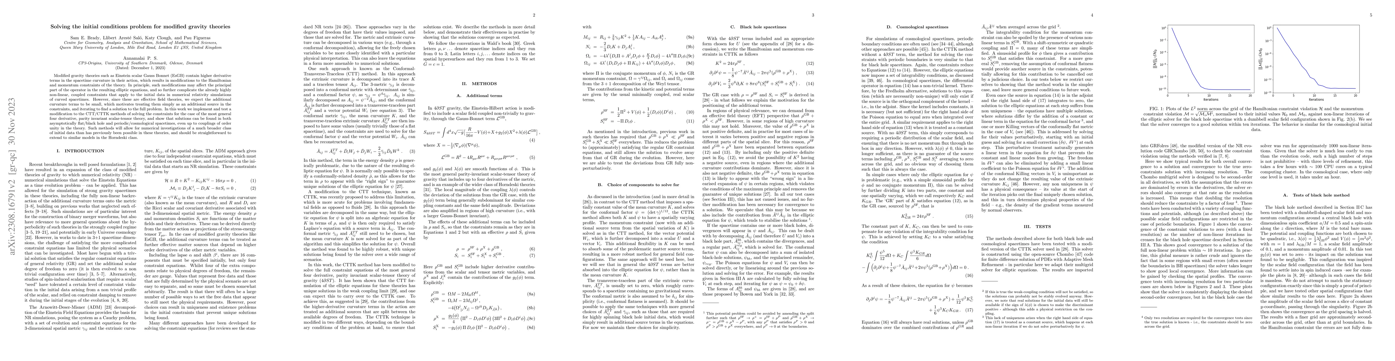 Thumbnail for Solving the initial conditions problem for modified gravity theories
