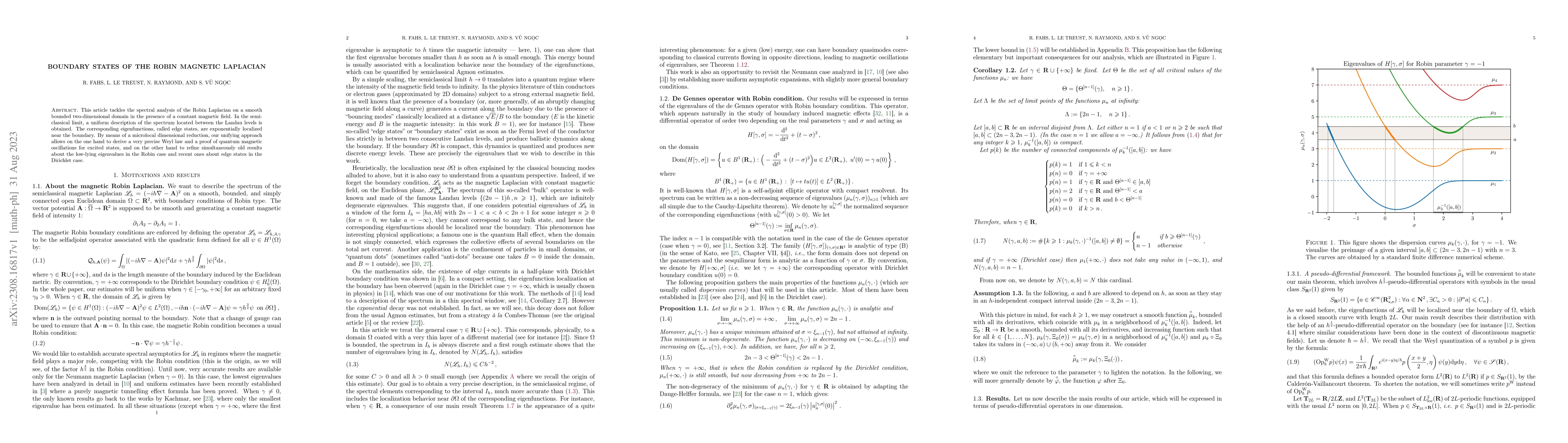 Thumbnail for Boundary states of the Robin magnetic Laplacian