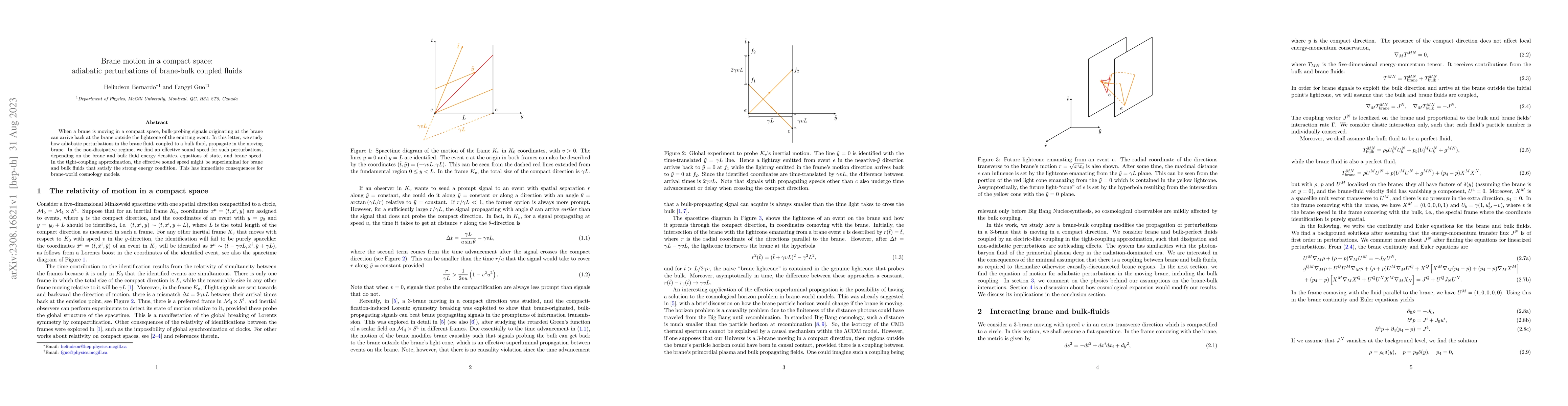 Thumbnail for Brane motion in a compact space: adiabatic perturbations of brane-bulk
  coupled fluids