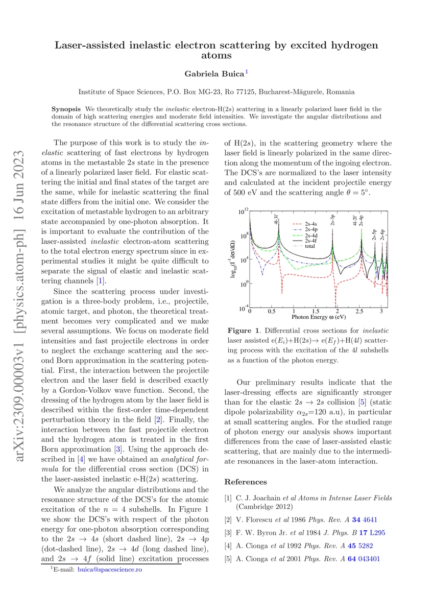 Thumbnail for Laser-assisted inelastic electron scattering by excited hydrogen atoms