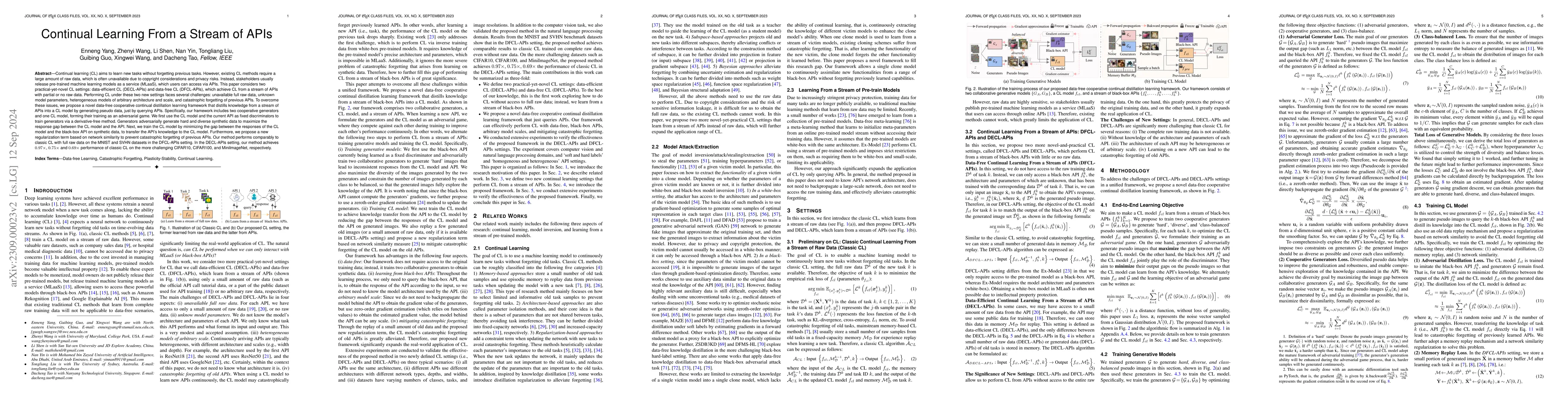 Thumbnail for Continual Learning From a Stream of APIs
