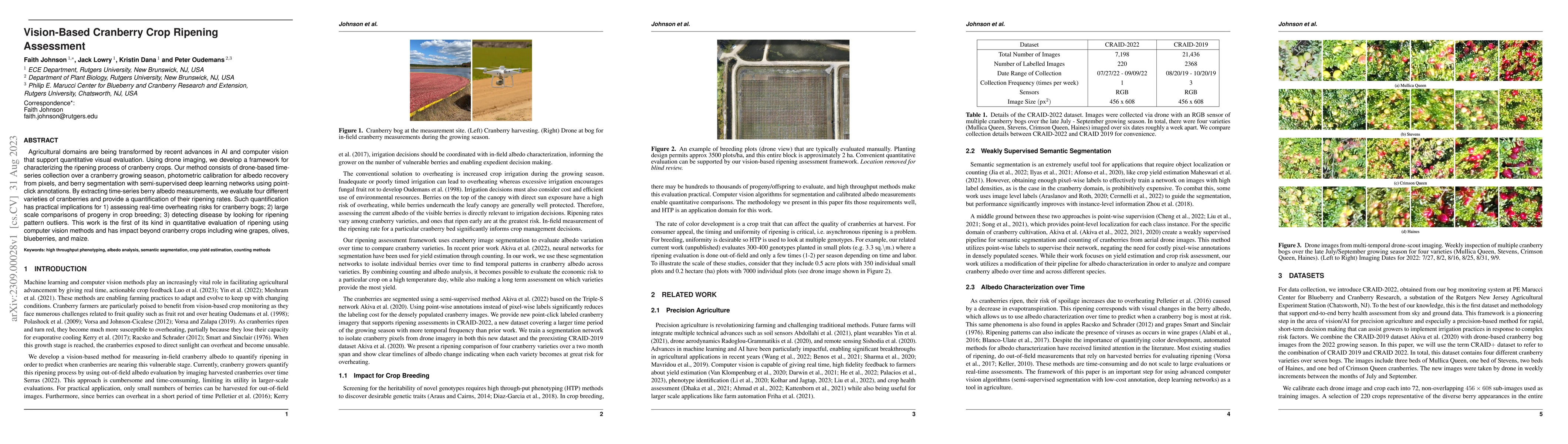 Thumbnail for Vision-Based Cranberry Crop Ripening Assessment