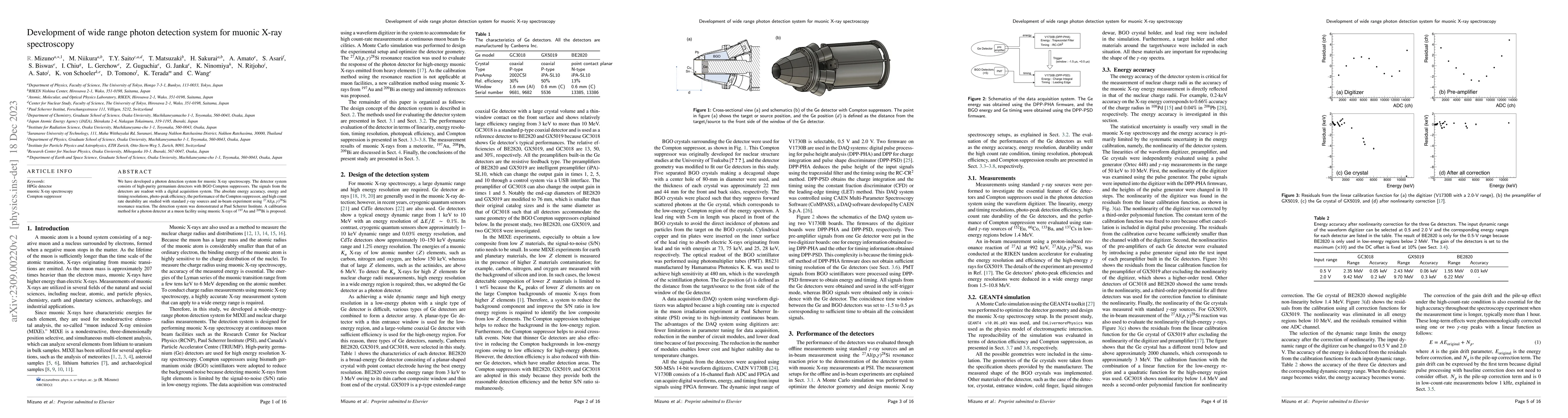 Thumbnail for Development of wide range photon detection system for muonic X-ray
  spectroscopy