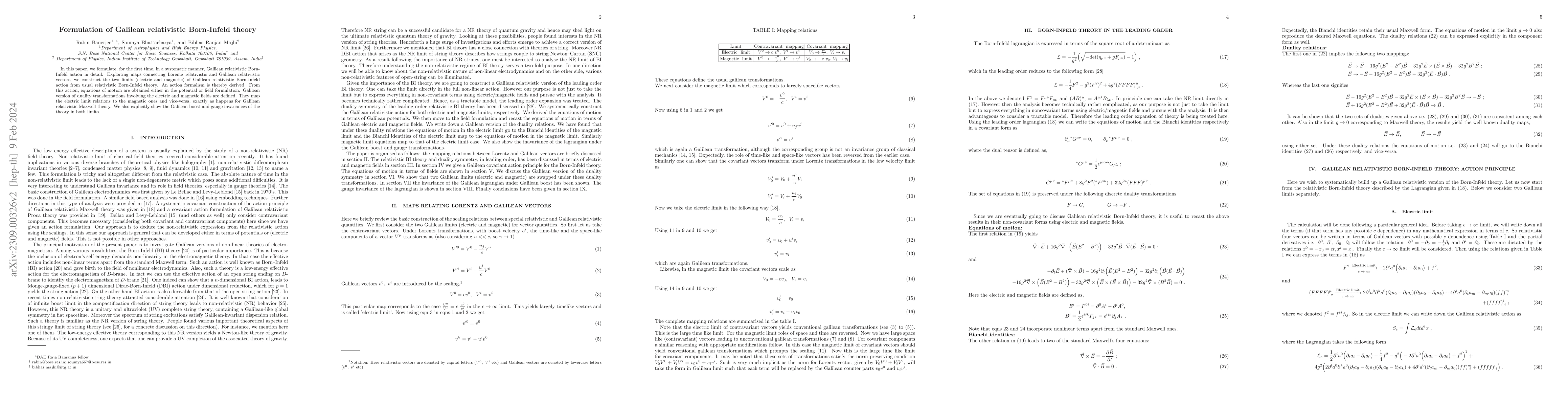 Thumbnail for Formulation of Galilean relativistic Born-Infeld theory