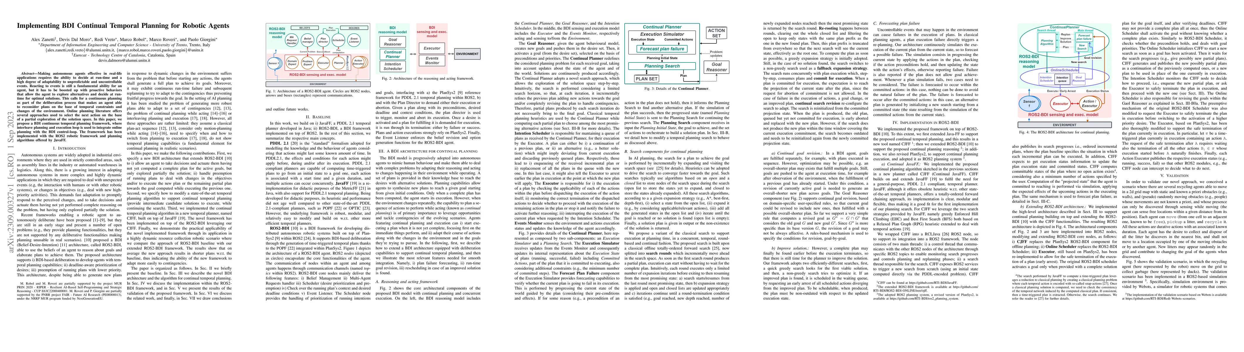 Thumbnail for Implementing BDI Continual Temporal Planning for Robotic Agents
