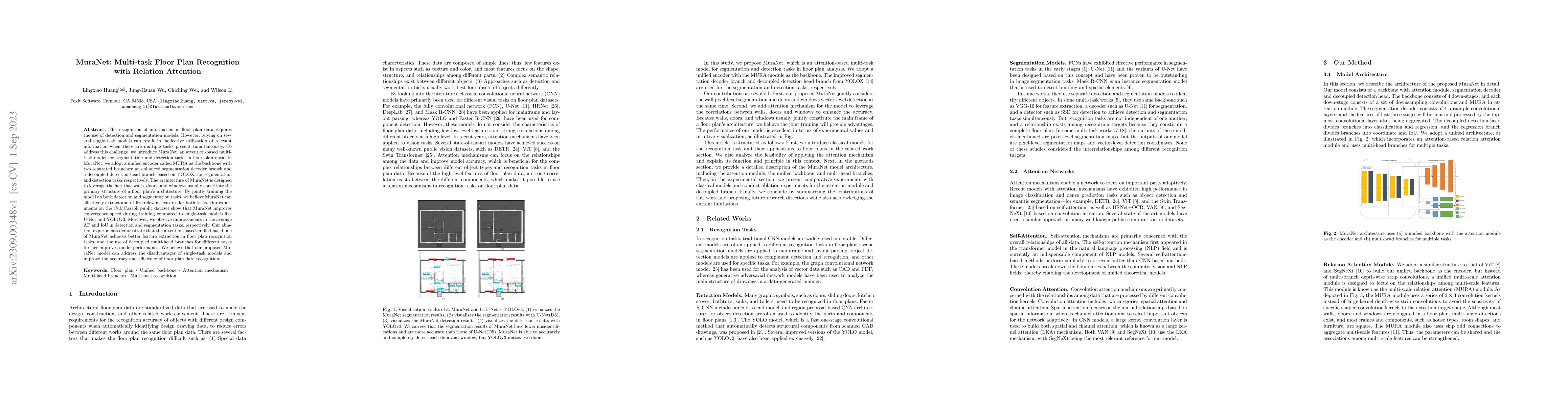 Thumbnail for MuraNet: Multi-task Floor Plan Recognition with Relation Attention