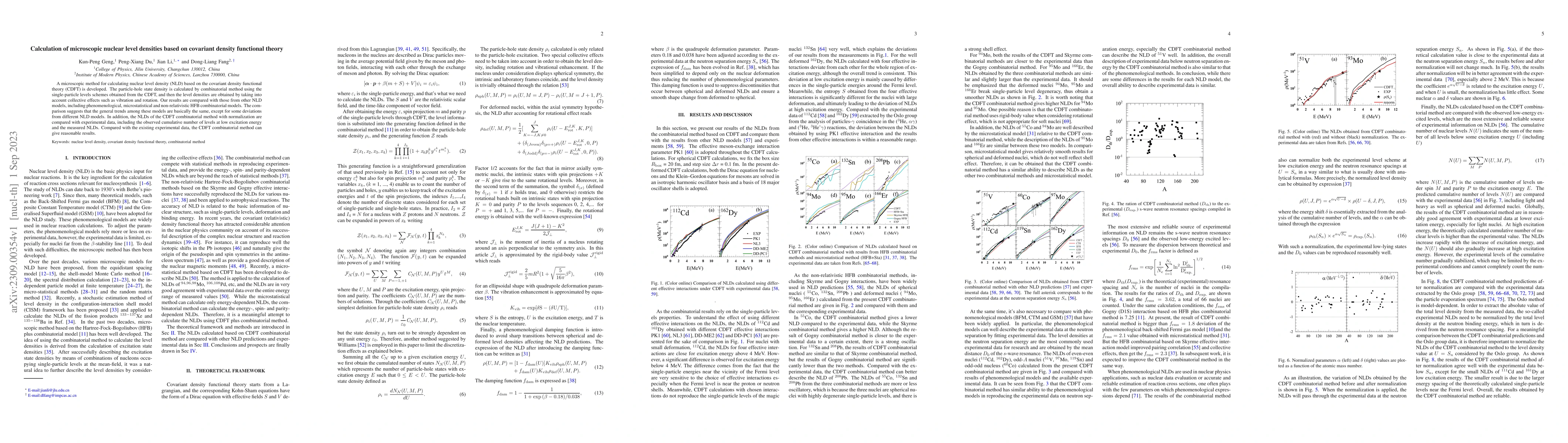 Thumbnail for Calculation of microscopic nuclear level densities based on covariant
  density functional theory