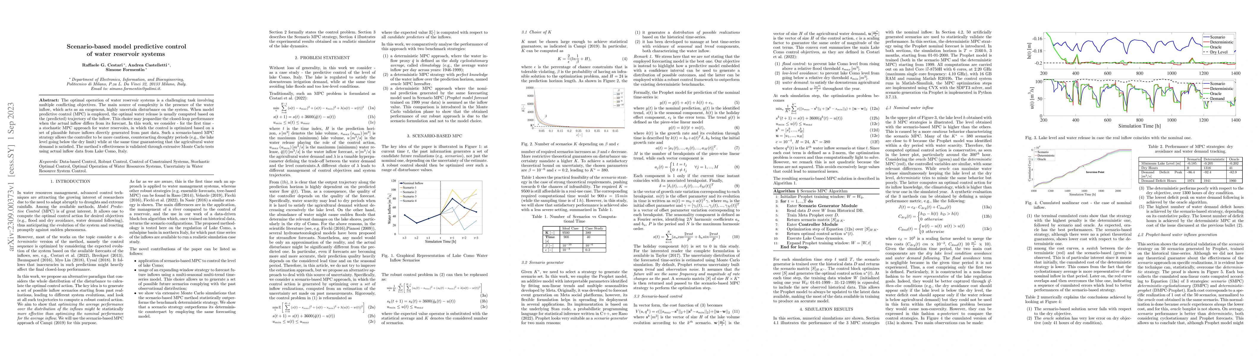 Thumbnail for Scenario-based model predictive control of water reservoir systems
