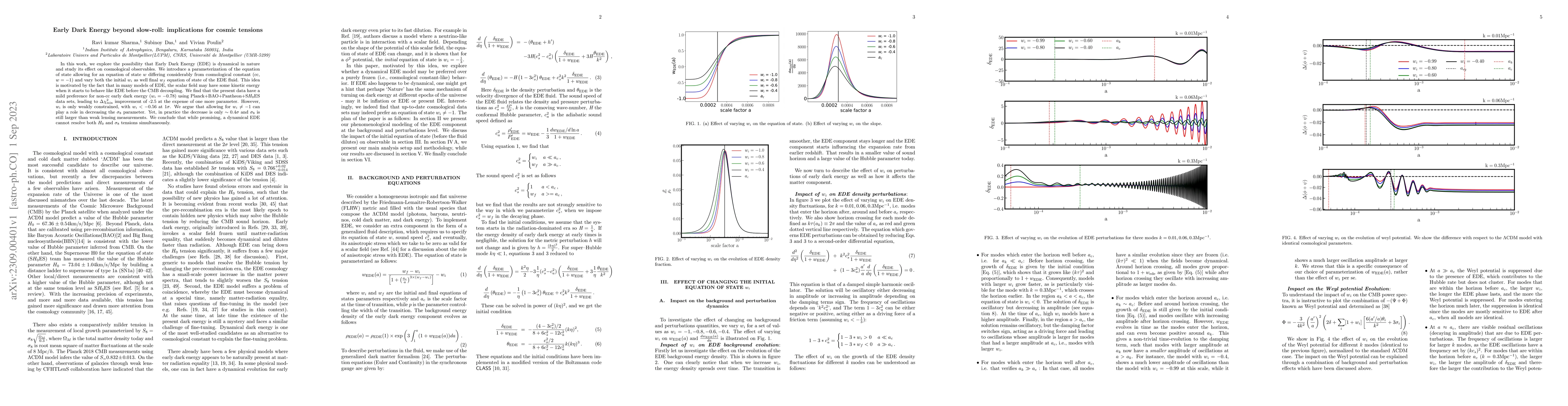 Thumbnail for Early Dark Energy beyond slow-roll: implications for cosmic tensions