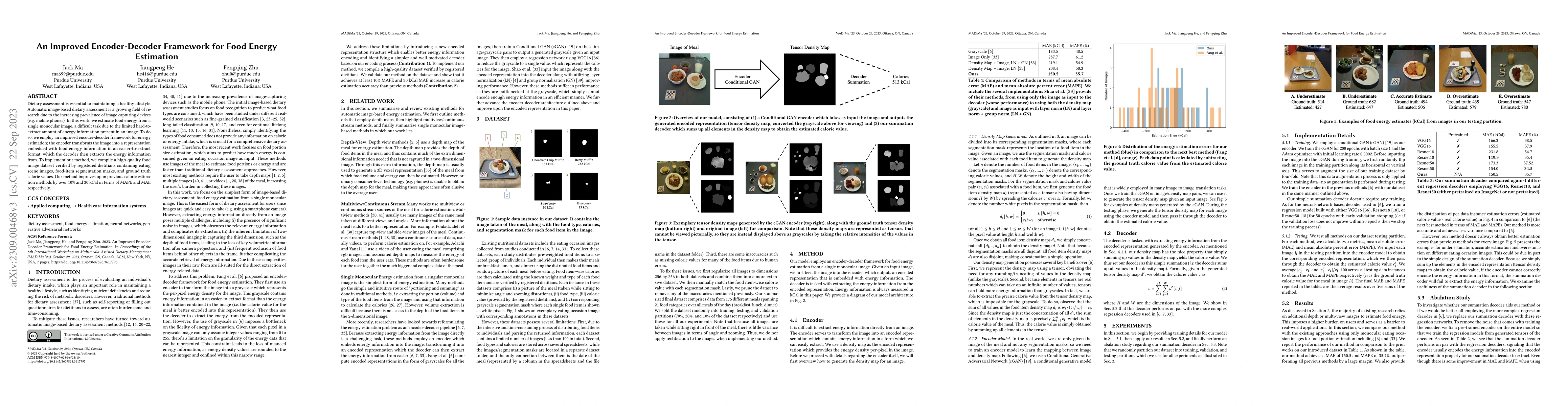 Thumbnail for An Improved Encoder-Decoder Framework for Food Energy Estimation