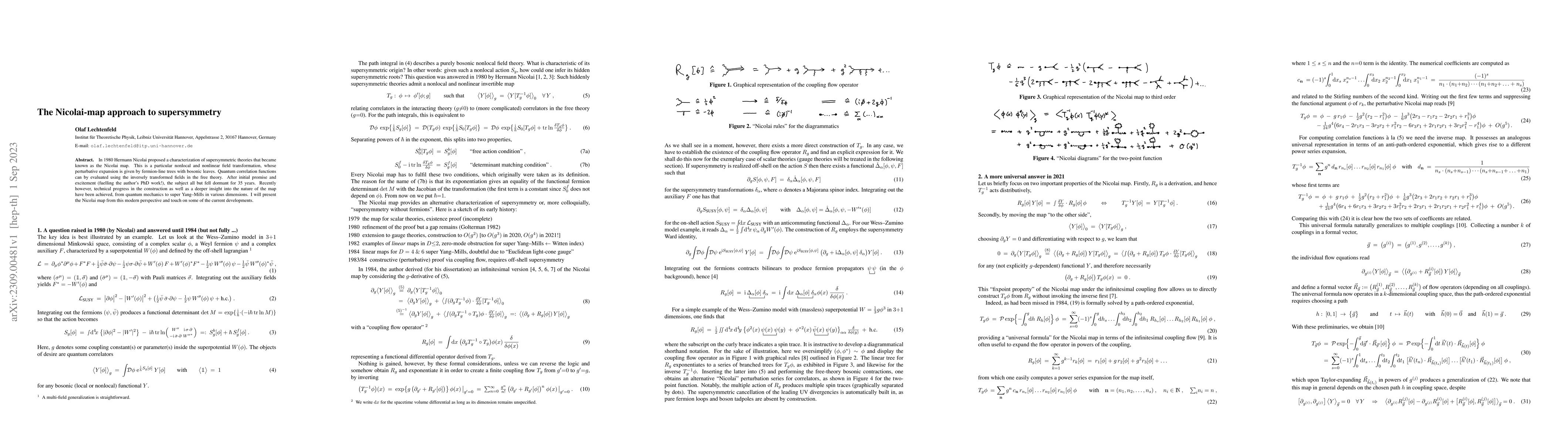 Thumbnail for The Nicolai-map approach to supersymmetry