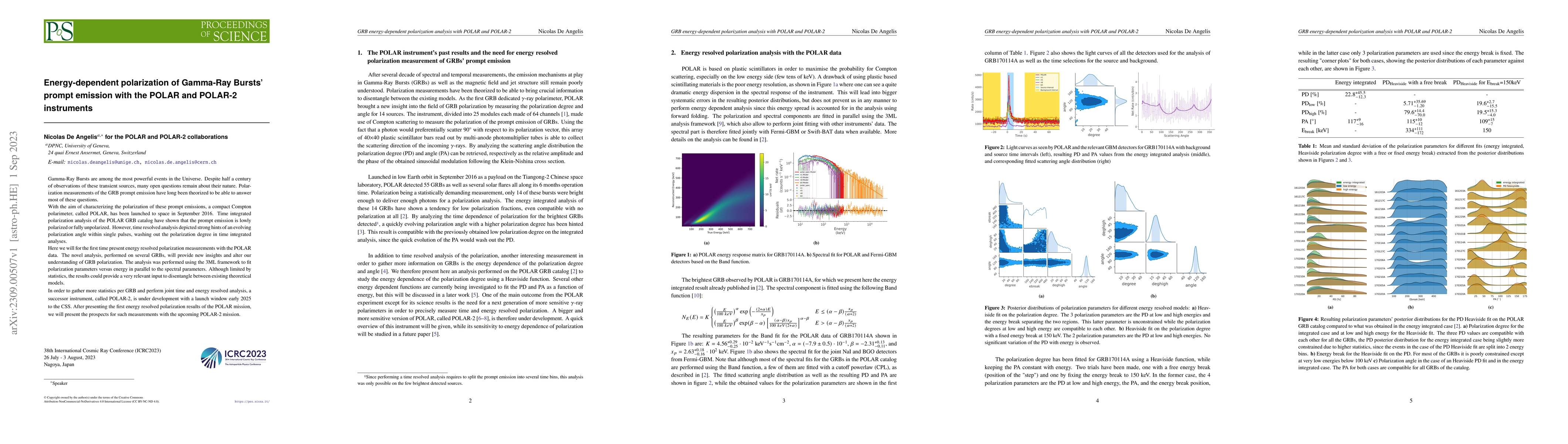 Thumbnail for Energy-dependent polarization of Gamma-Ray Bursts' prompt emission with
  the POLAR and POLAR-2 instruments