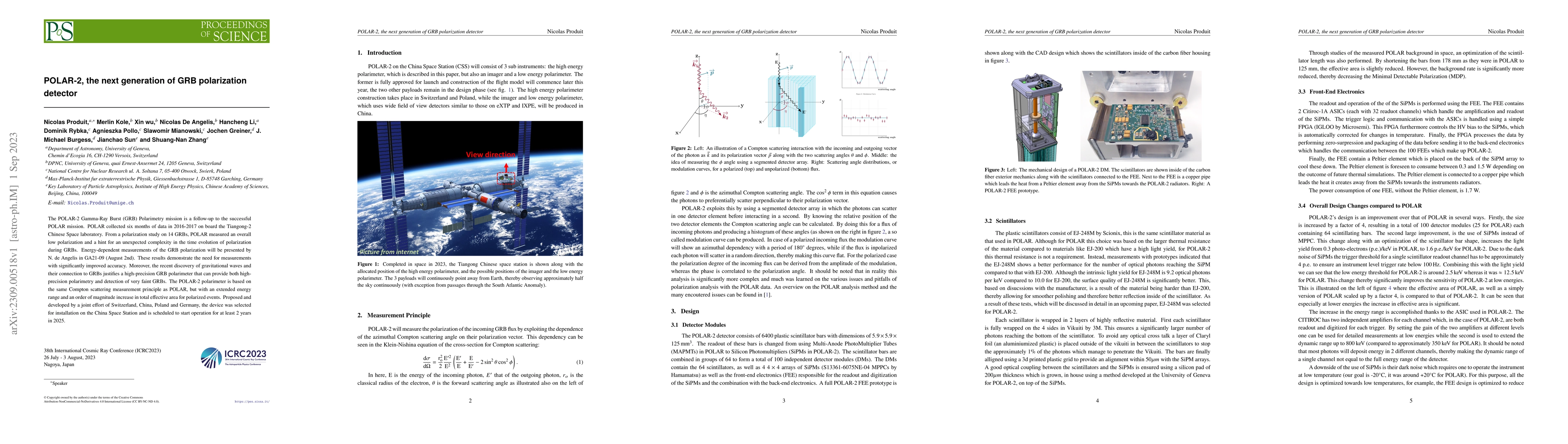 Thumbnail for POLAR-2, the next generation of GRB polarization detector