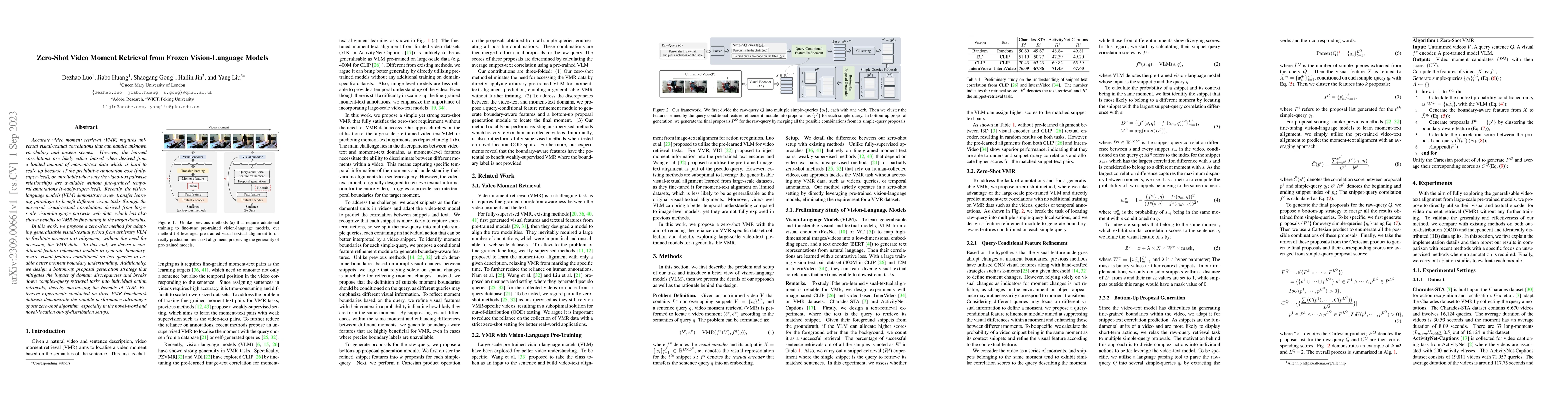 Thumbnail for Zero-Shot Video Moment Retrieval from Frozen Vision-Language Models