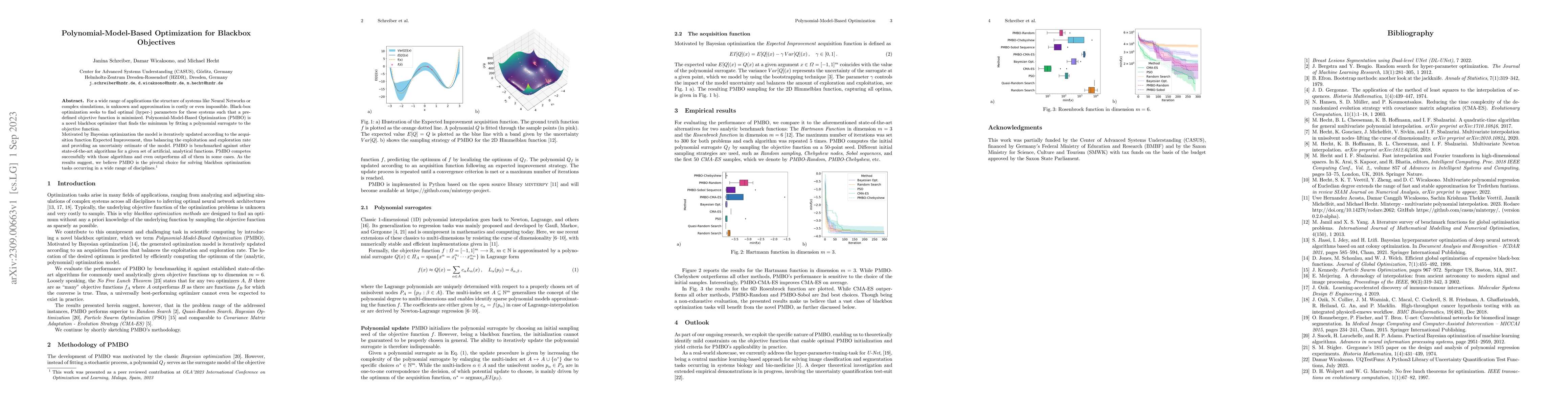 Thumbnail for Polynomial-Model-Based Optimization for Blackbox Objectives
