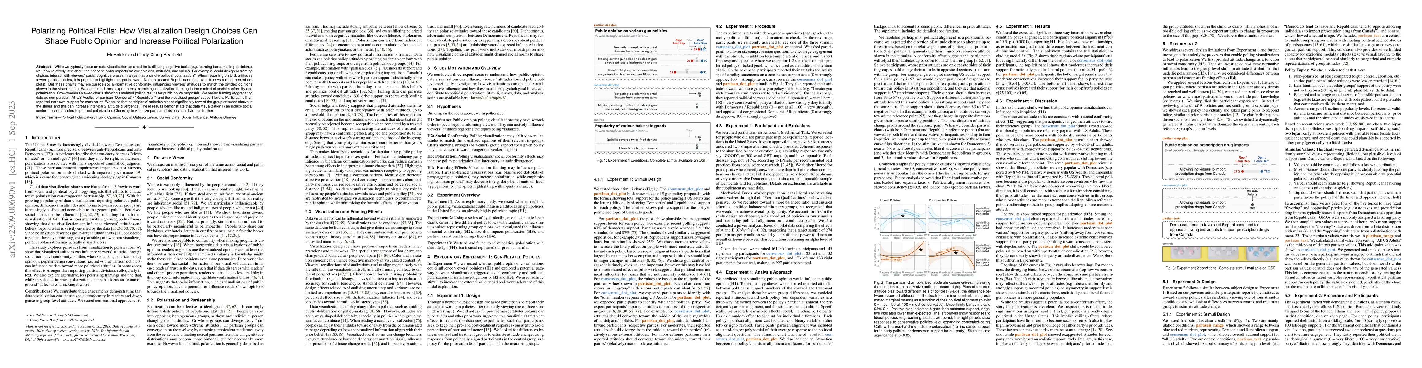 Thumbnail for Polarizing Political Polls: How Visualization Design Choices Can Shape
  Public Opinion and Increase Political Polarization