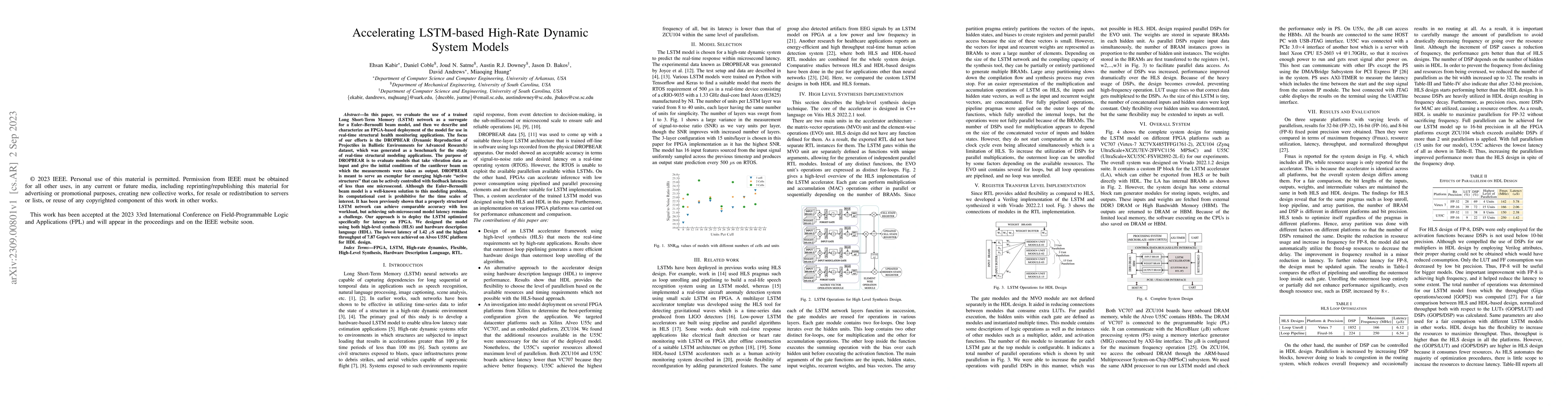 Thumbnail for Accelerating LSTM-based High-Rate Dynamic System Models