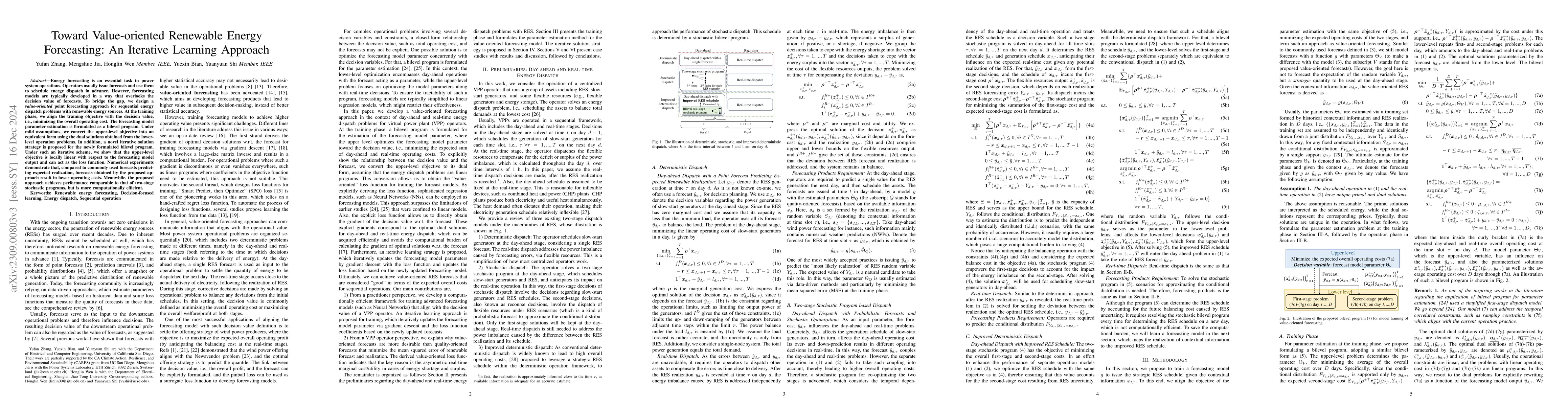 Thumbnail for Toward Value-oriented Renewable Energy Forecasting: An Iterative
  Learning Approach