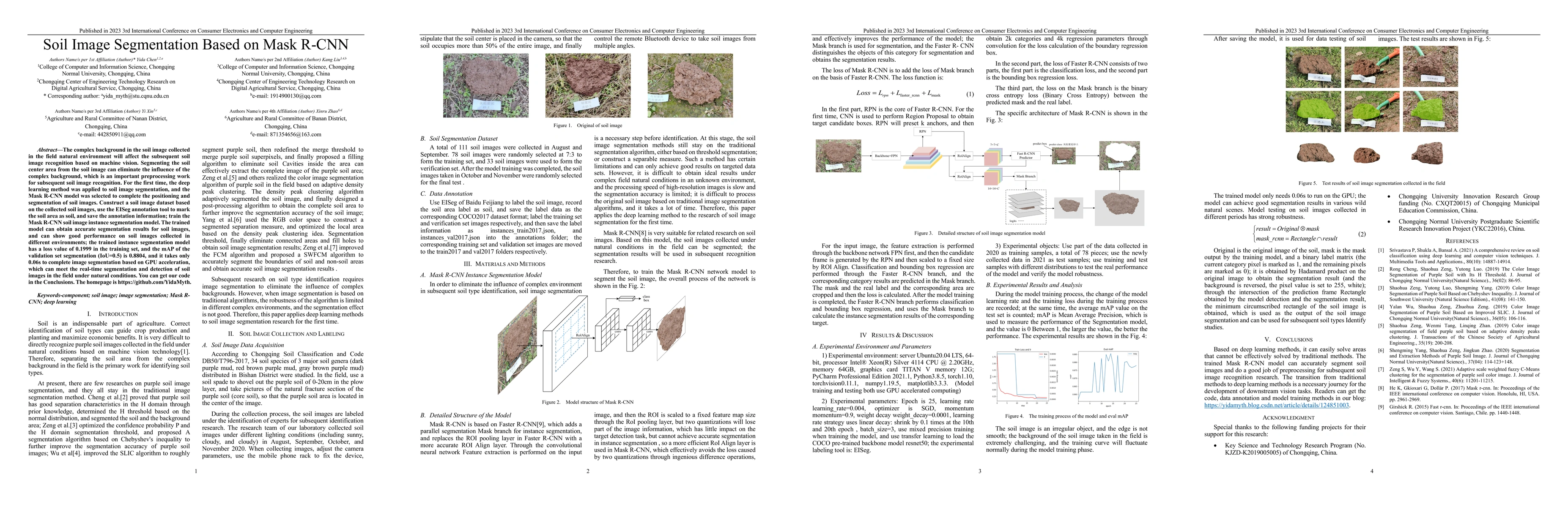 Thumbnail for Soil Image Segmentation Based on Mask R-CNN