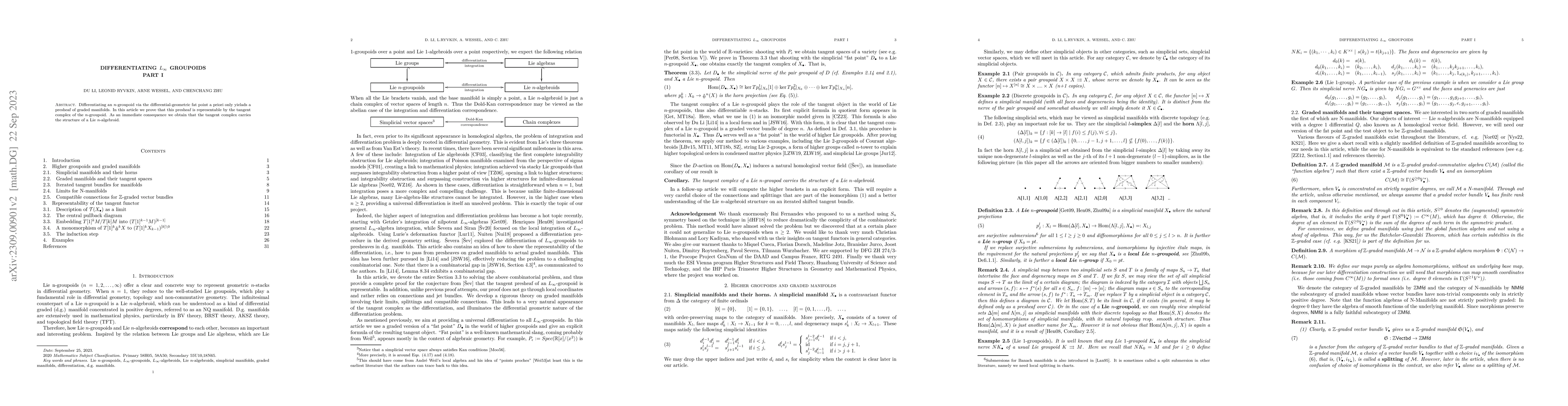 Thumbnail for Differentiating $L_\infty$ groupoids -- Part I