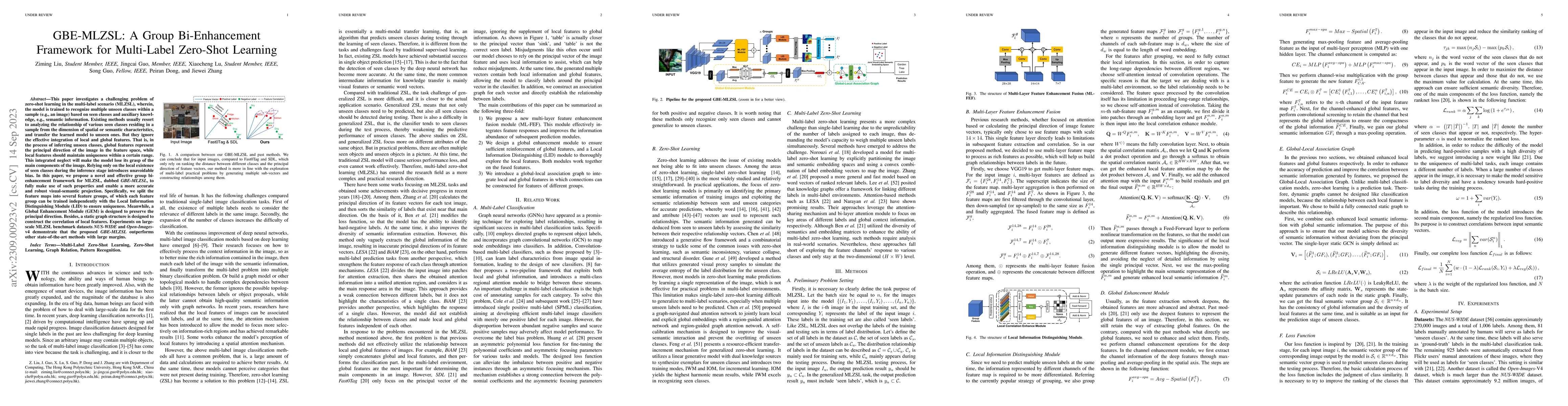 Thumbnail for GBE-MLZSL: A Group Bi-Enhancement Framework for Multi-Label Zero-Shot
  Learning