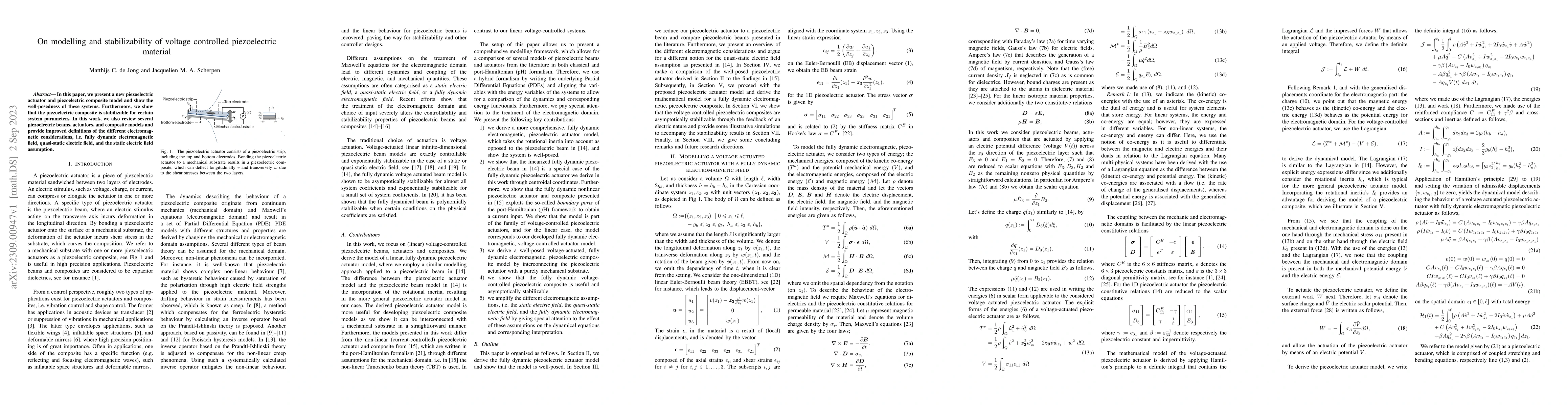 Thumbnail for On modelling and stabilizability of voltage-controlled piezoelectric
  material