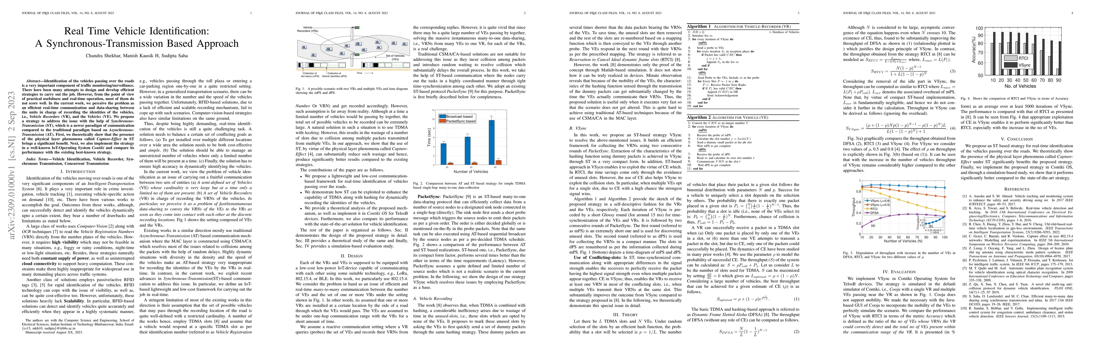 Thumbnail for Real Time Vehicle Identification: A Synchronous-Transmission Based
  Approach