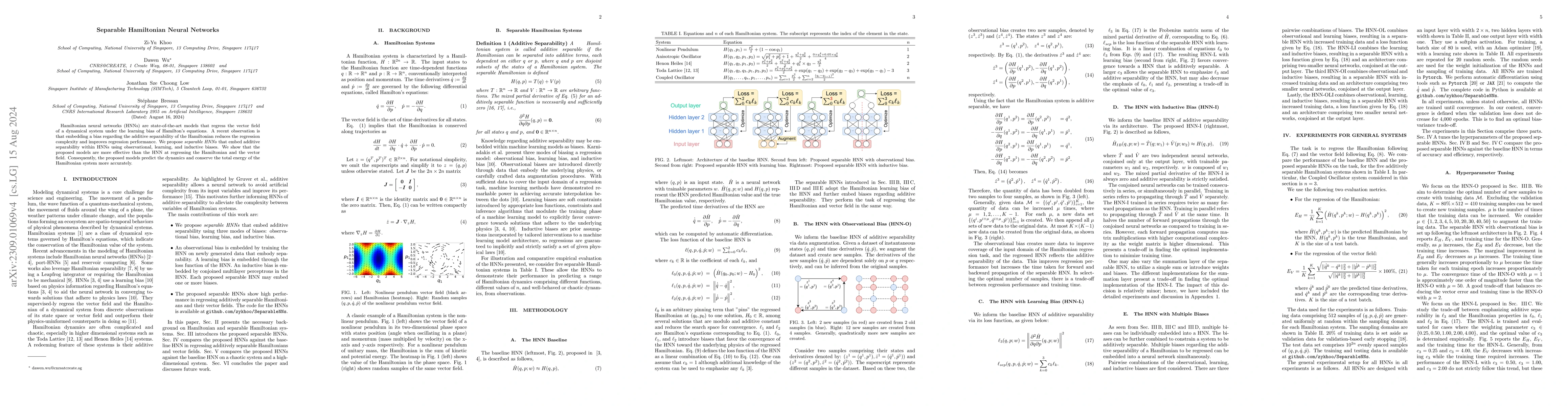Thumbnail for Separable Hamiltonian Neural Networks