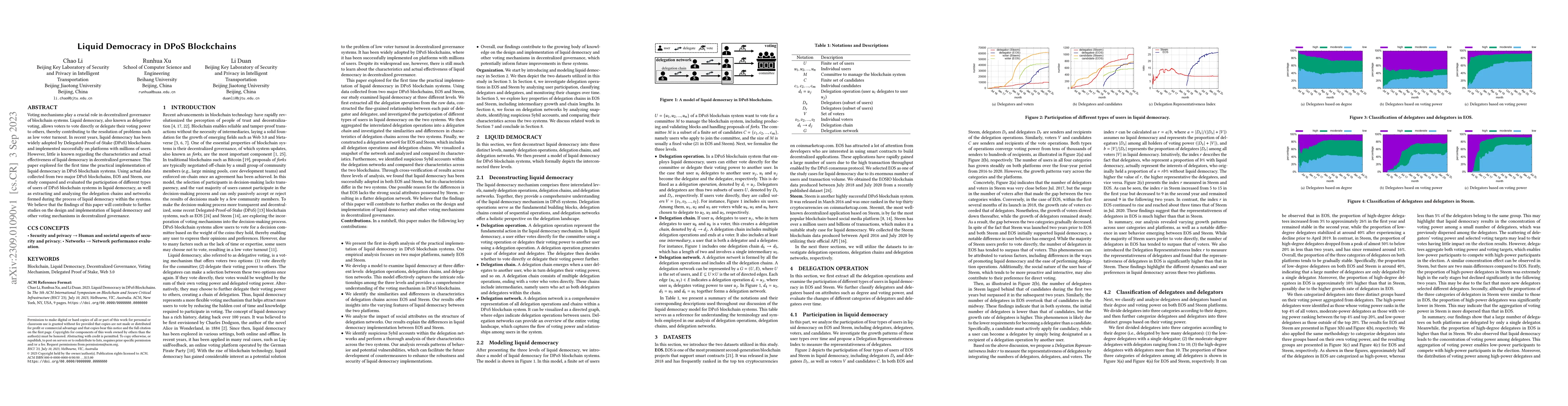 Thumbnail for Liquid Democracy in DPoS Blockchains
