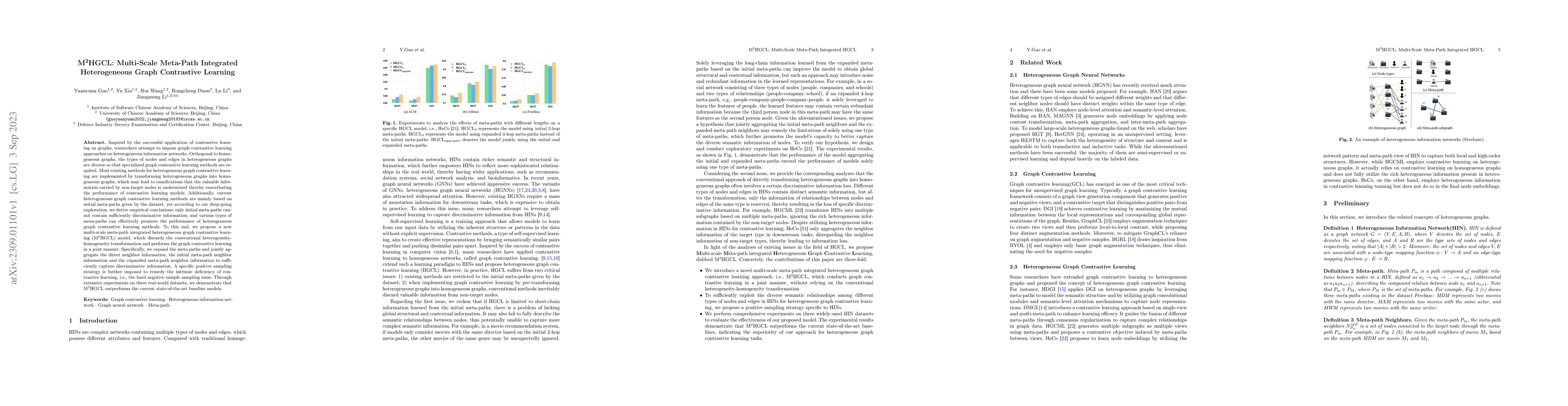 Thumbnail for M2HGCL: Multi-Scale Meta-Path Integrated Heterogeneous Graph Contrastive
  Learning