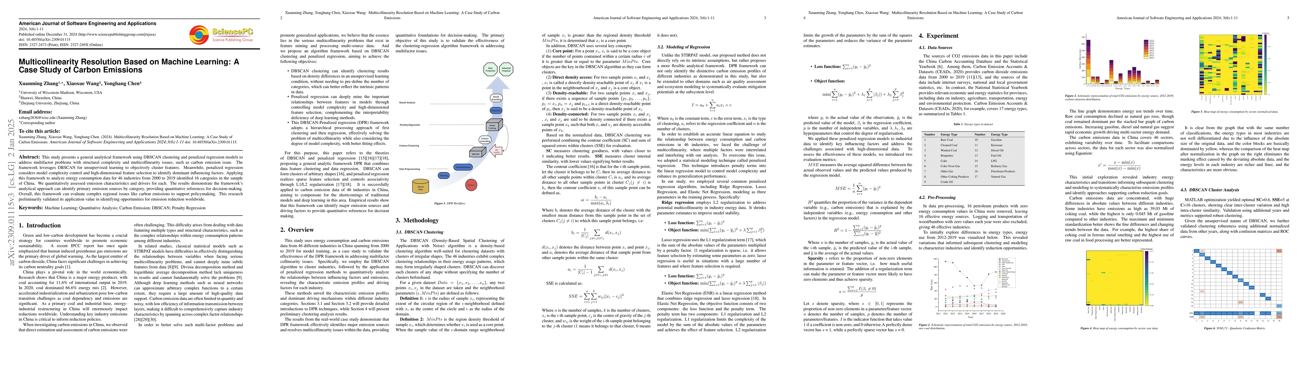 Thumbnail for Multicollinearity Resolution Based on Machine Learning: A Case Study of
  Carbon Emissions in Sichuan Province