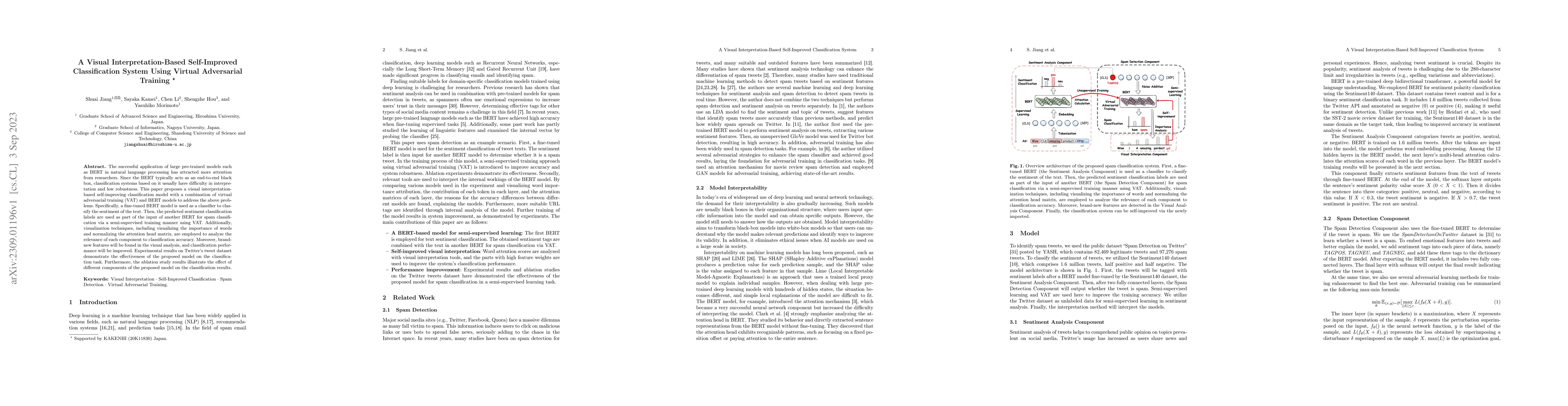 Thumbnail for A Visual Interpretation-Based Self-Improved Classification System Using
  Virtual Adversarial Training