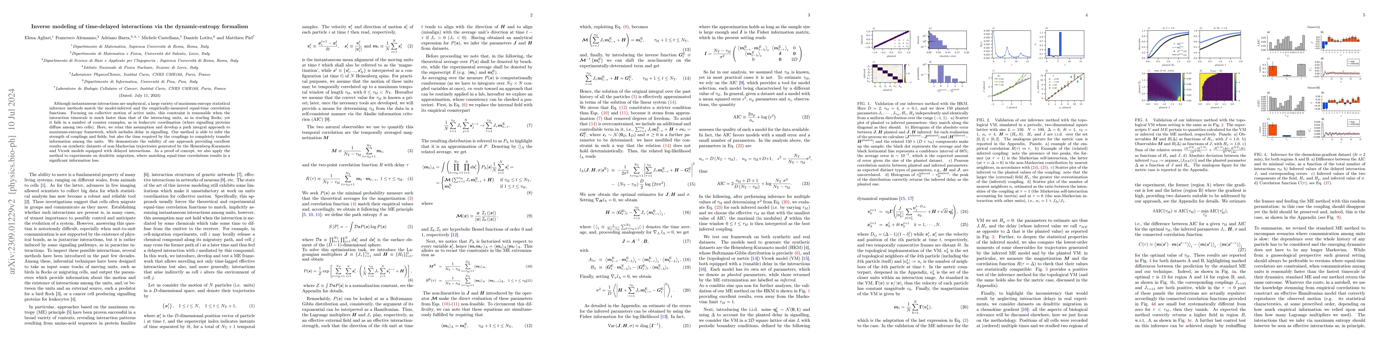 Thumbnail for Inverse modeling of time-delayed interactions via the dynamic-entropy
  formalism