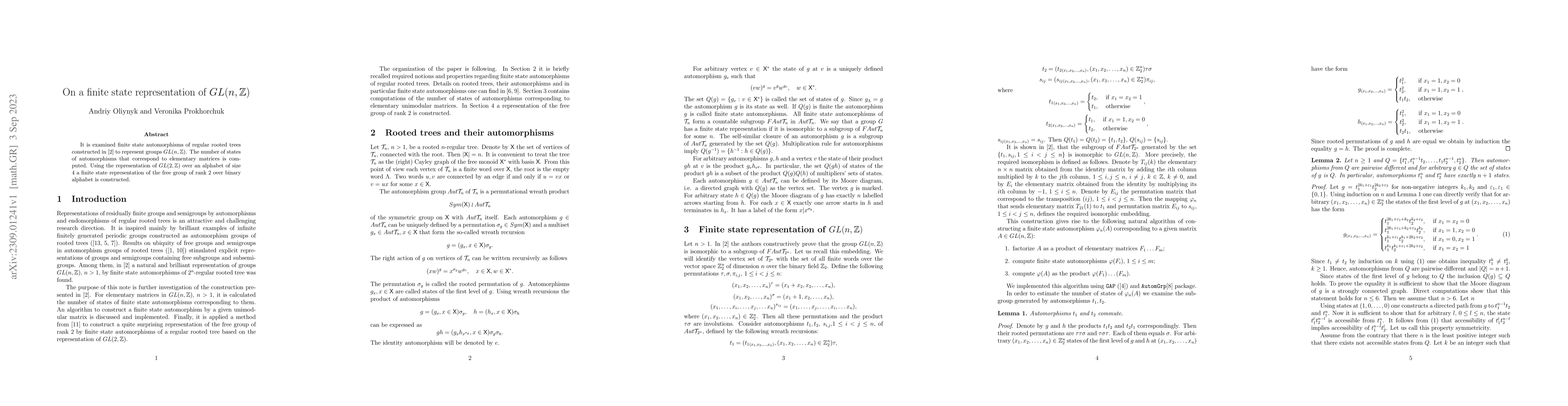 Thumbnail for On a finite state representation of $GL(n,\mathbb{Z})$