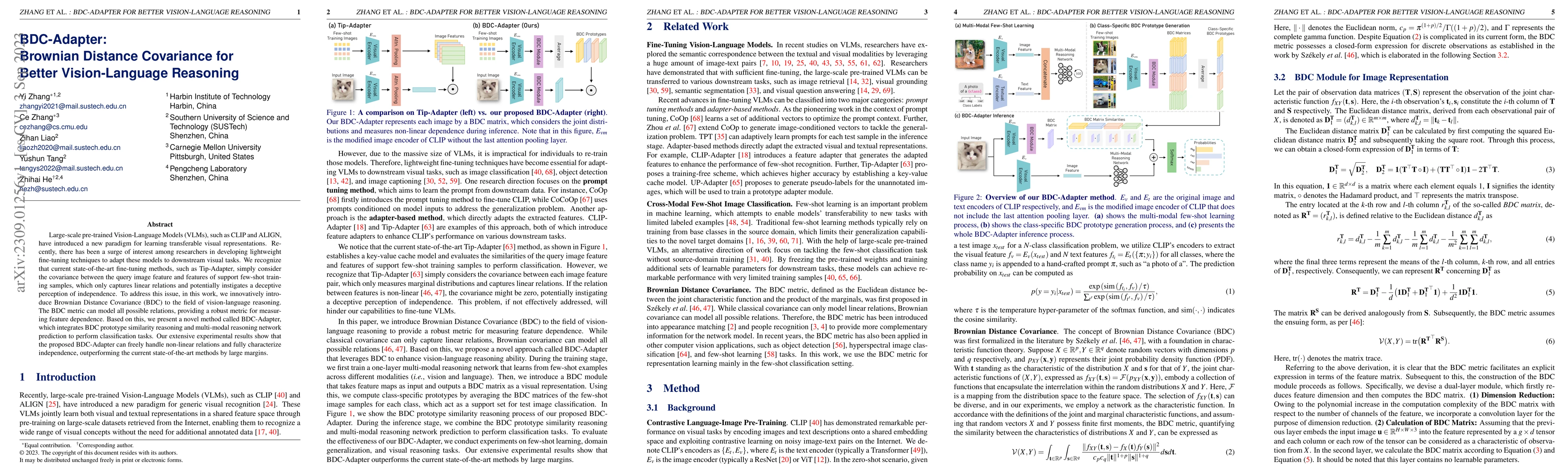 Thumbnail for BDC-Adapter: Brownian Distance Covariance for Better Vision-Language
  Reasoning