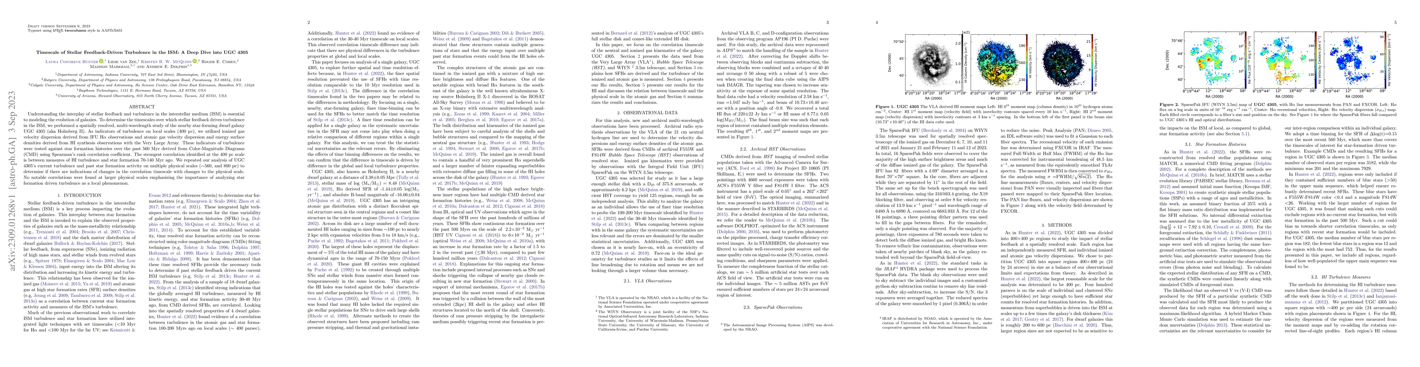 Thumbnail for Timescale of Stellar Feedback-Driven Turbulence in the ISM: A Deep Dive
  into UGC 4305