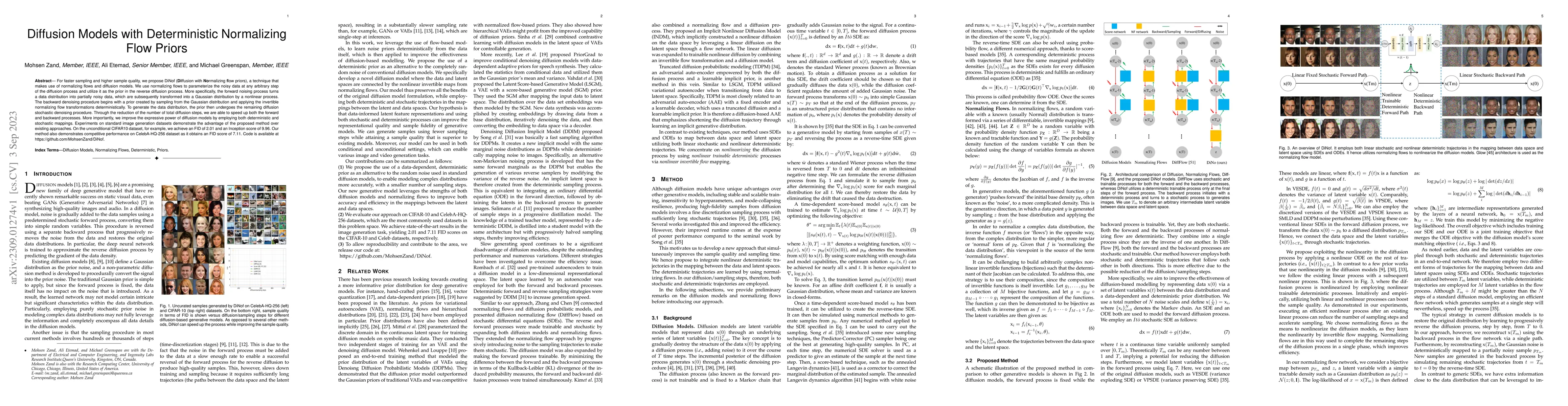 Thumbnail for Diffusion Models with Deterministic Normalizing Flow Priors