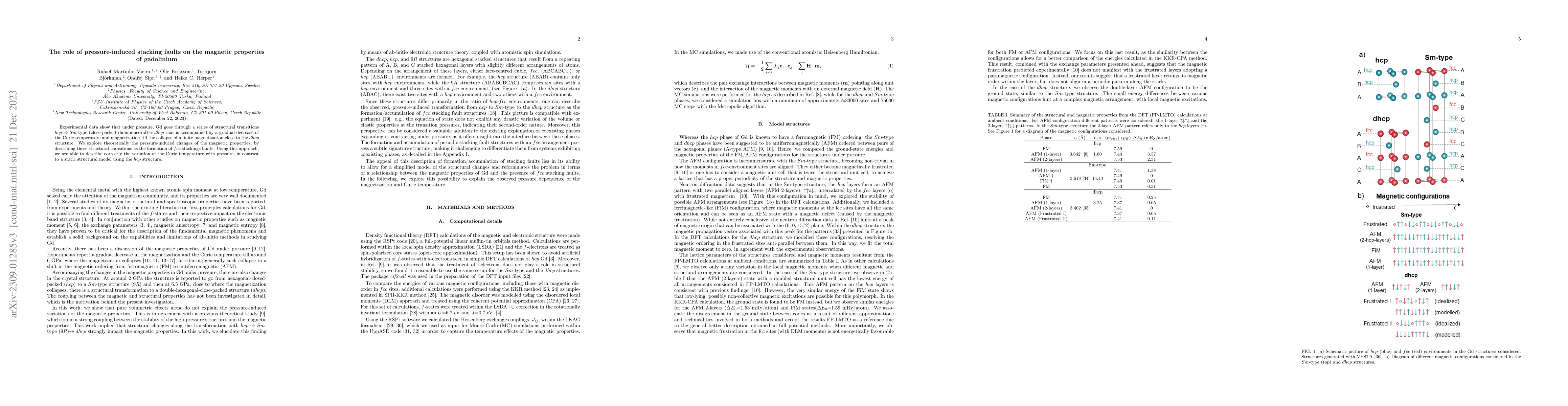 Thumbnail for The role of pressure-induced stacking faults on the magnetic properties
  of gadolinium