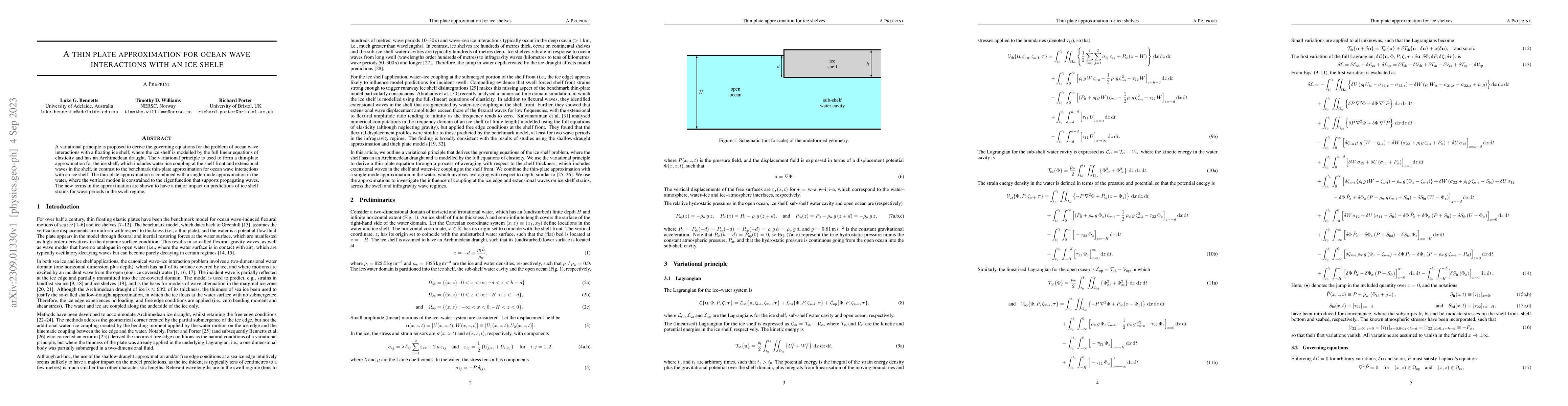 Thumbnail for A thin plate approximation for ocean wave interactions with an ice shelf