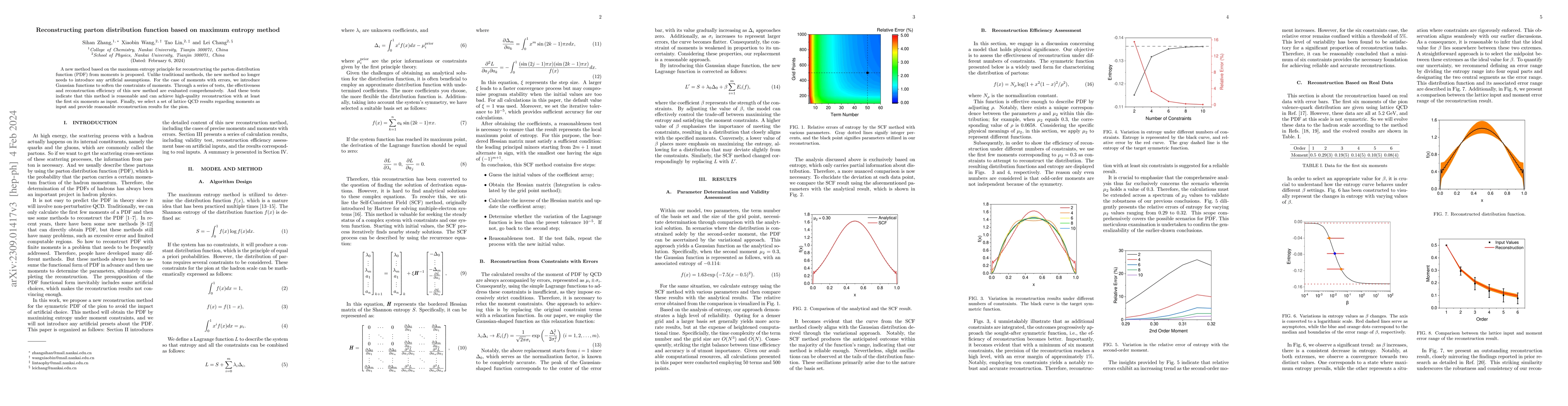 Thumbnail for Reconstructing parton distribution function based on maximum entropy
  method