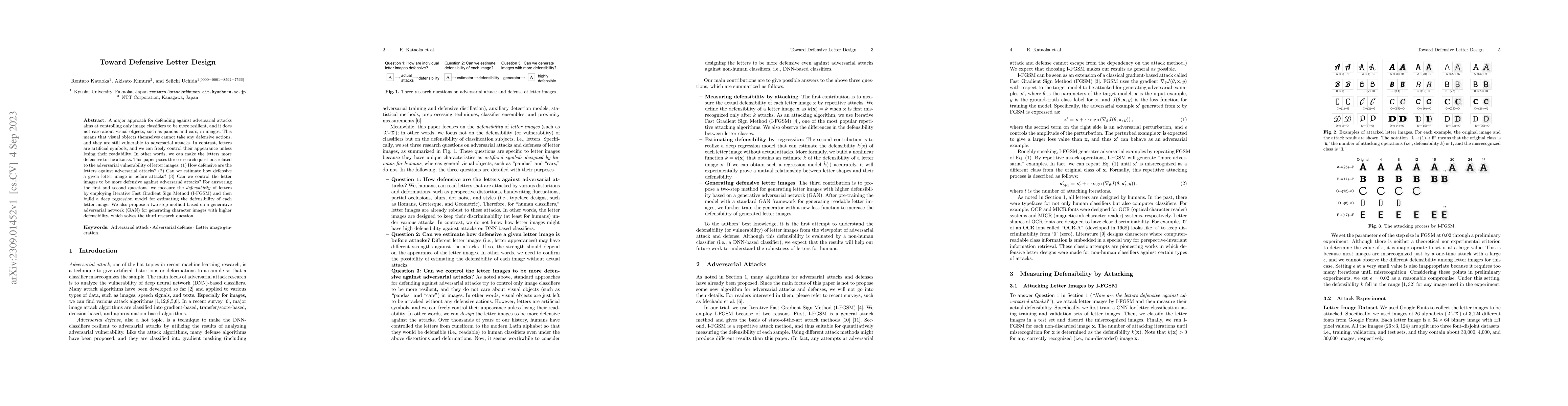 Thumbnail for Toward Defensive Letter Design