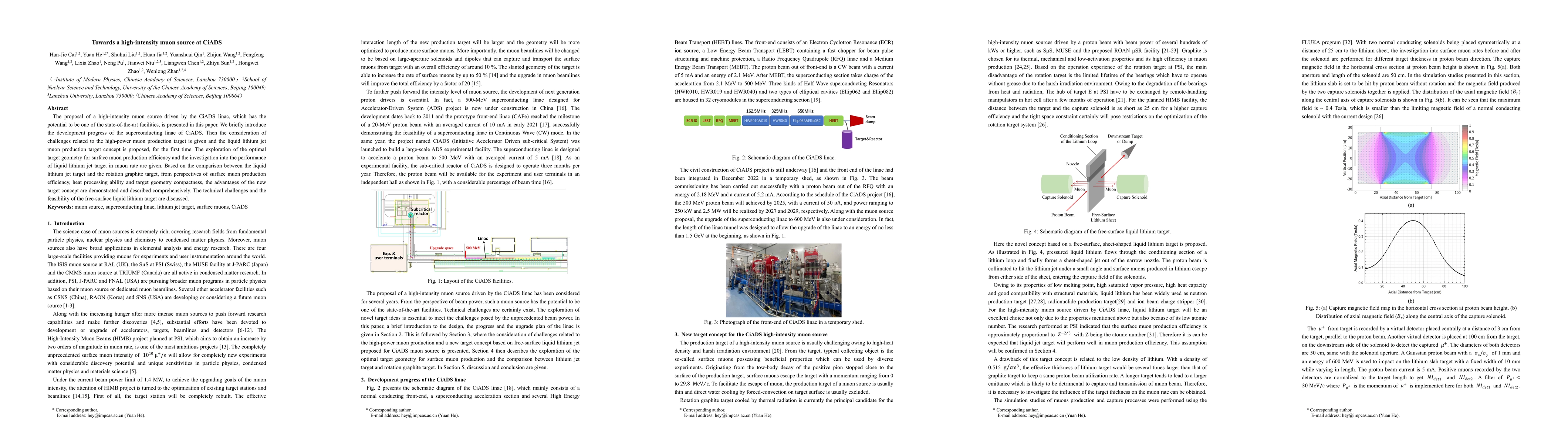Thumbnail for Towards a high-intensity muon source at CiADS