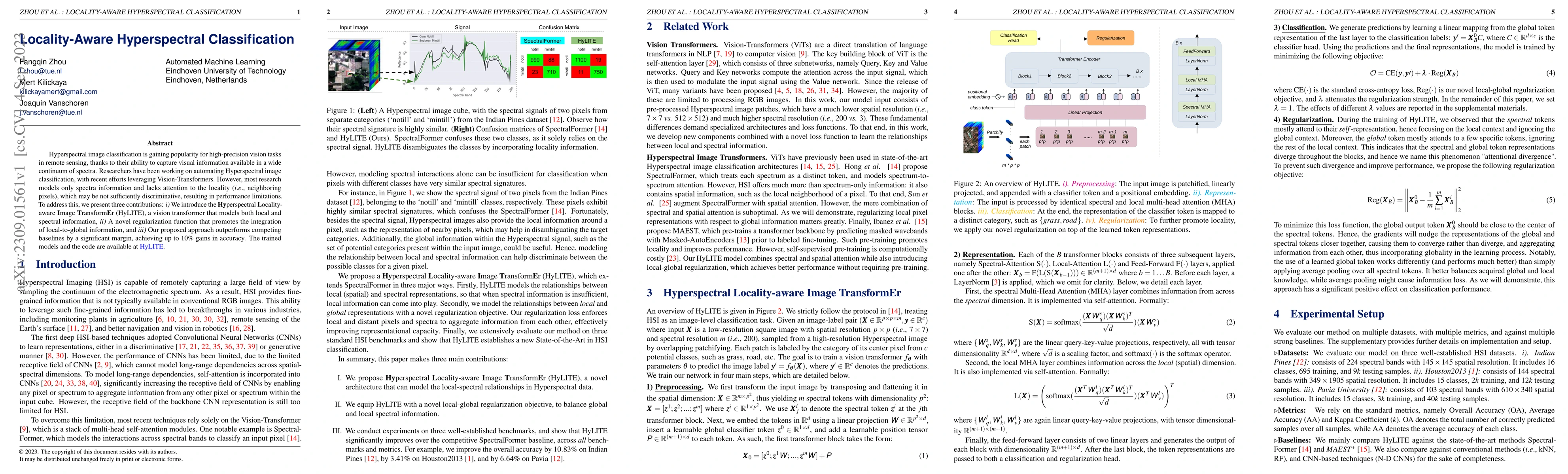Thumbnail for Locality-Aware Hyperspectral Classification