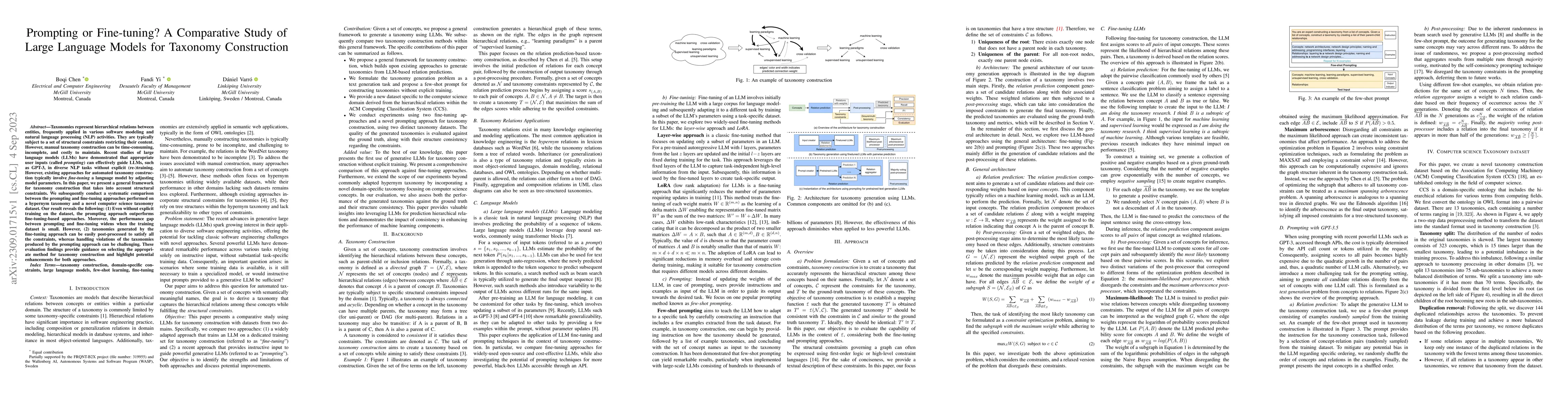 Thumbnail for Prompting or Fine-tuning? A Comparative Study of Large Language Models
  for Taxonomy Construction