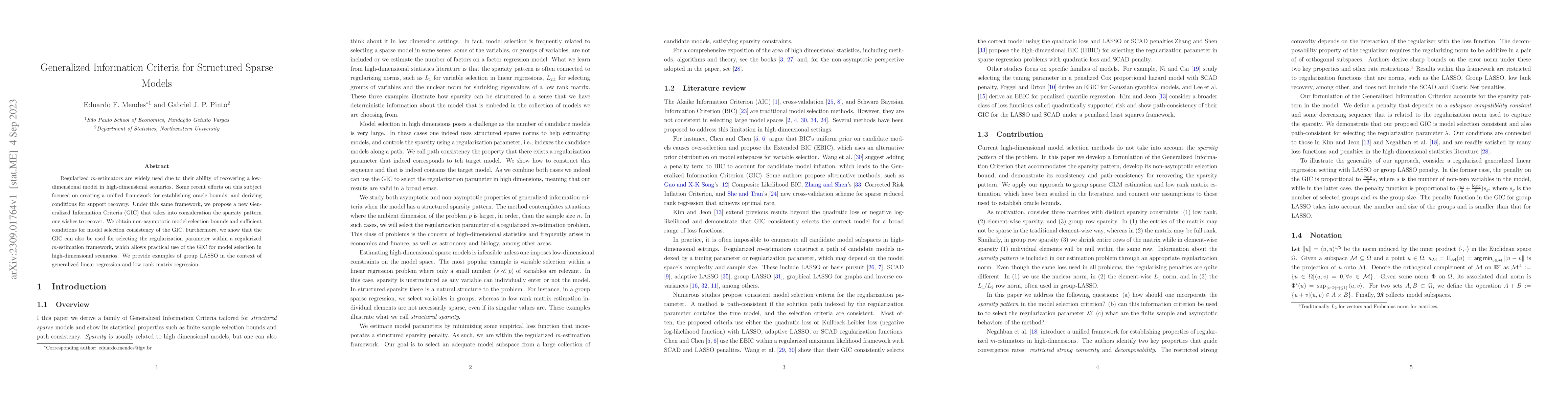 Thumbnail for Generalized Information Criteria for Structured Sparse Models