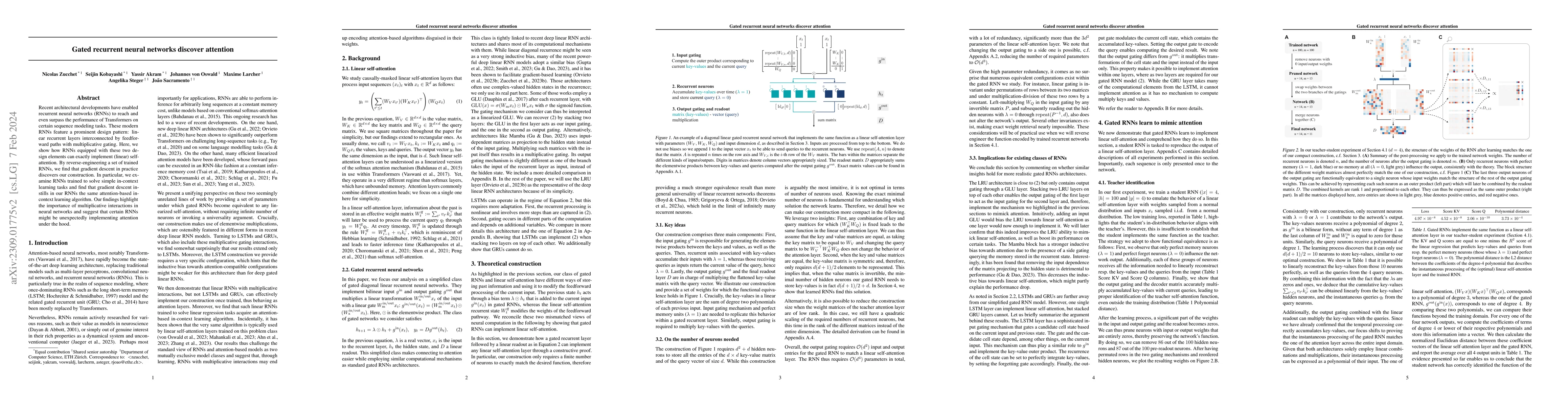 Thumbnail for Gated recurrent neural networks discover attention