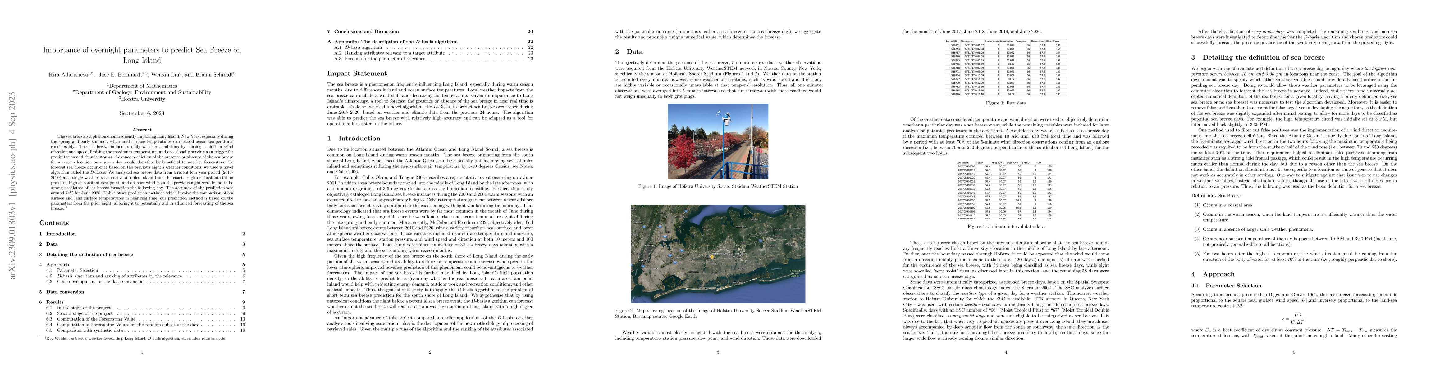 Thumbnail for Importance of overnight parameters to predict Sea Breeze on Long Island