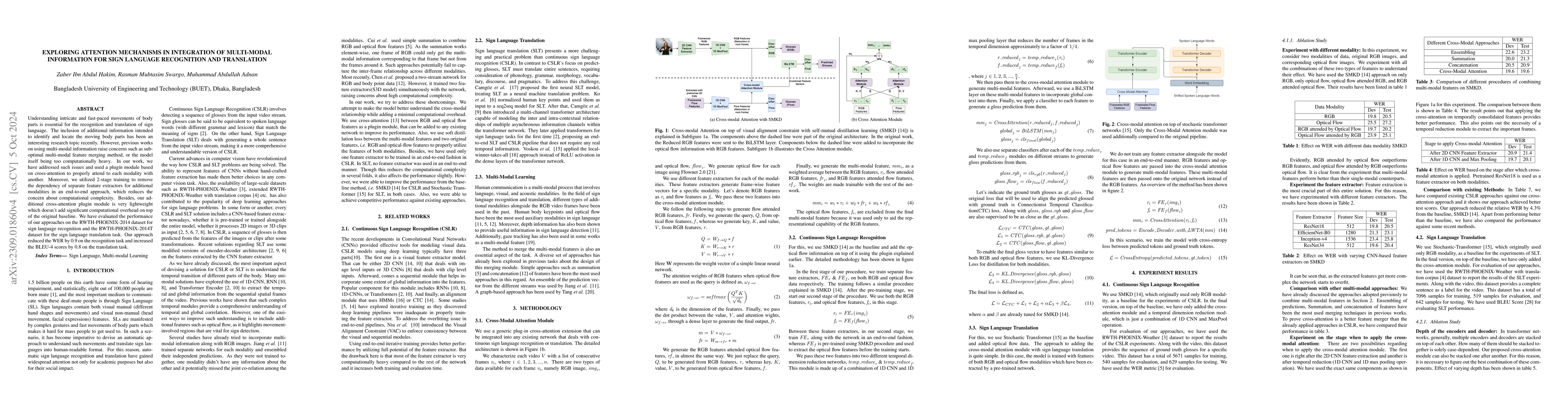 Thumbnail for Attention-Driven Multi-Modal Fusion: Enhancing Sign Language Recognition
  and Translation