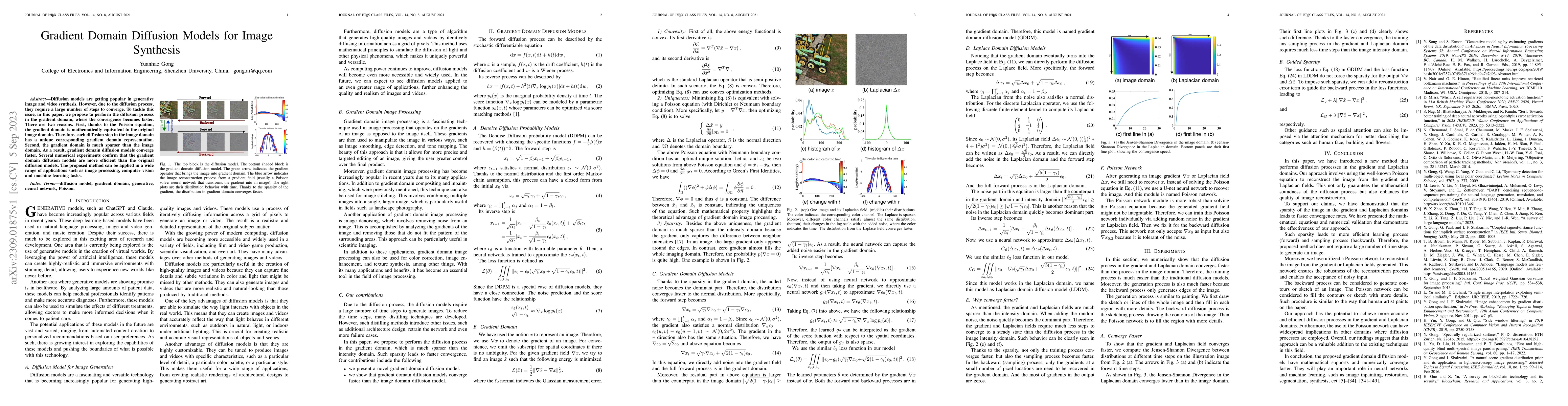 Thumbnail for Gradient Domain Diffusion Models for Image Synthesis